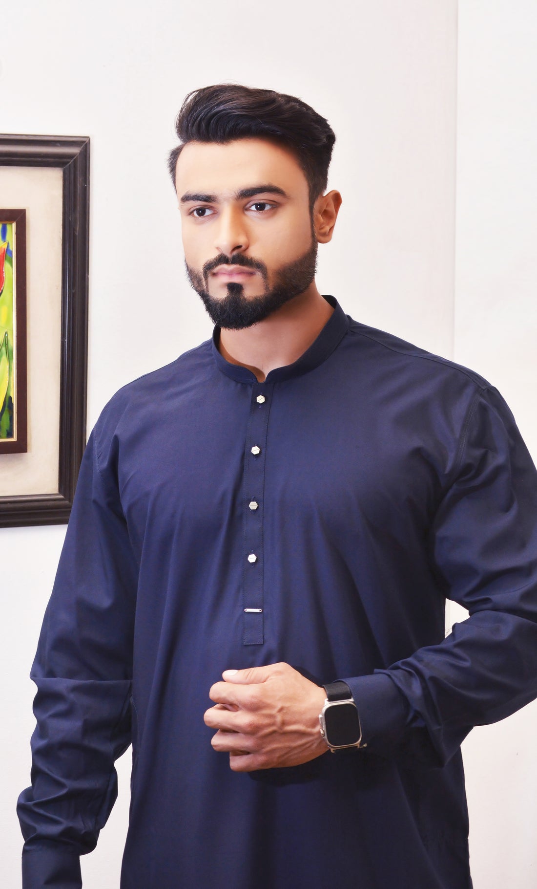 Navy Blue Kurta pajama