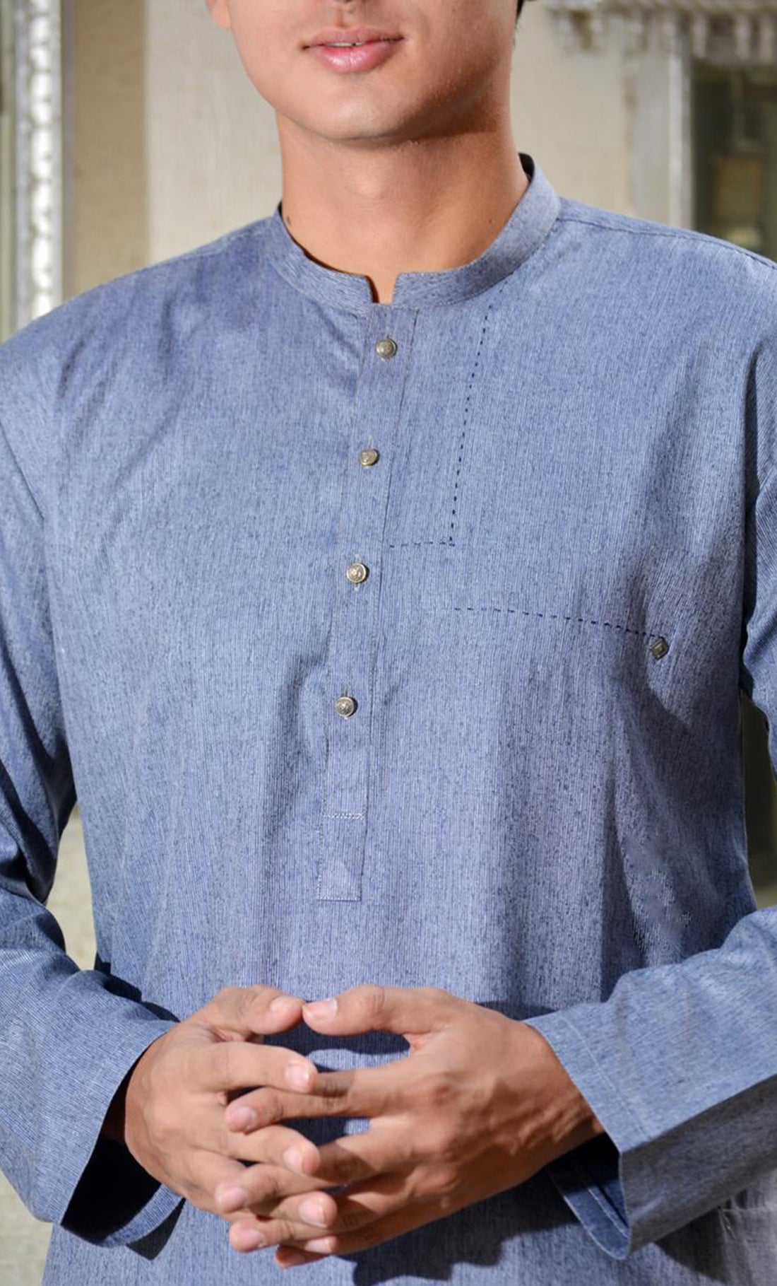Kurta With O.white Pajama