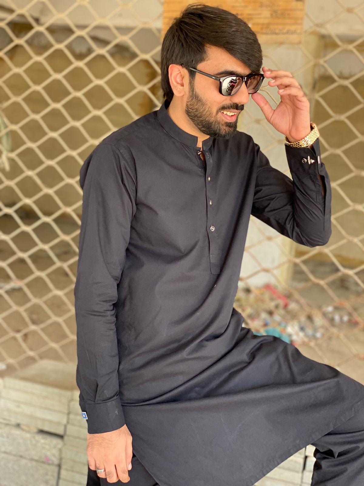 Black Kurta Pajama OfficerExclusive